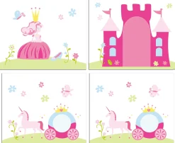 Halbhochbett Forrest mit Bettzelt Princess - Buchenholz
