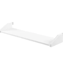 Halbhochbett Pip 90x200 cm mit Rutsche, 2 Schubladen und 1 Wandregal-weiß