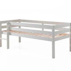 Halbhochbett Pip 90 x 200 Kiefer - weiß