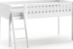 Halbhohes Bett Scottie 90x200 cm-weiß
