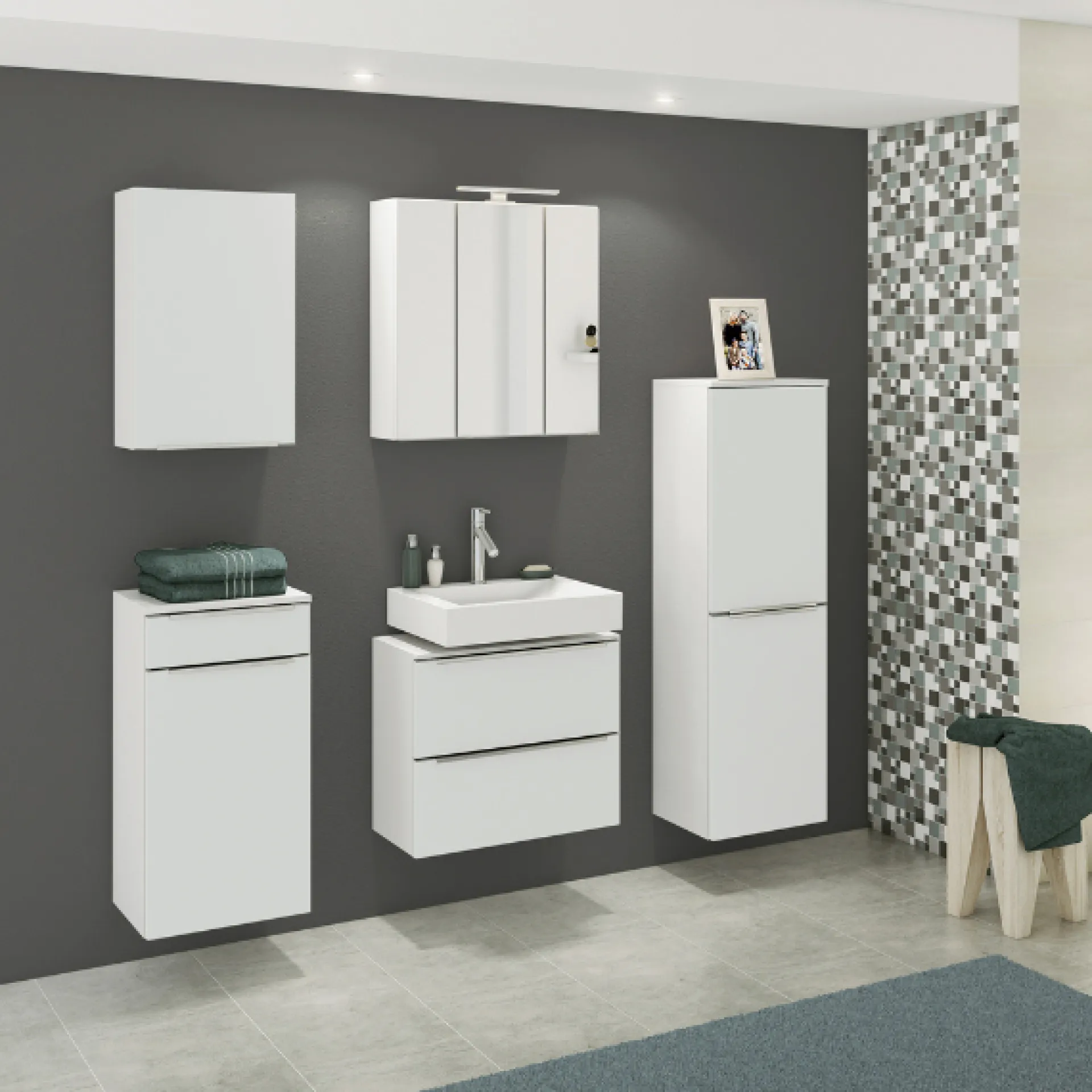 Held Hansen Badezimmer-Kombination 8-