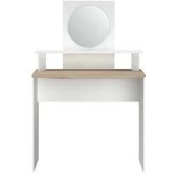 Kinder Parisot Hardy Schminktisch-136cm-mit Spiegel-/Eiche