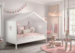 Hausbett Amori 90x200 cm - weiß