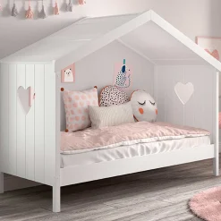 Hausbett Amori 90x200 cm - weiß