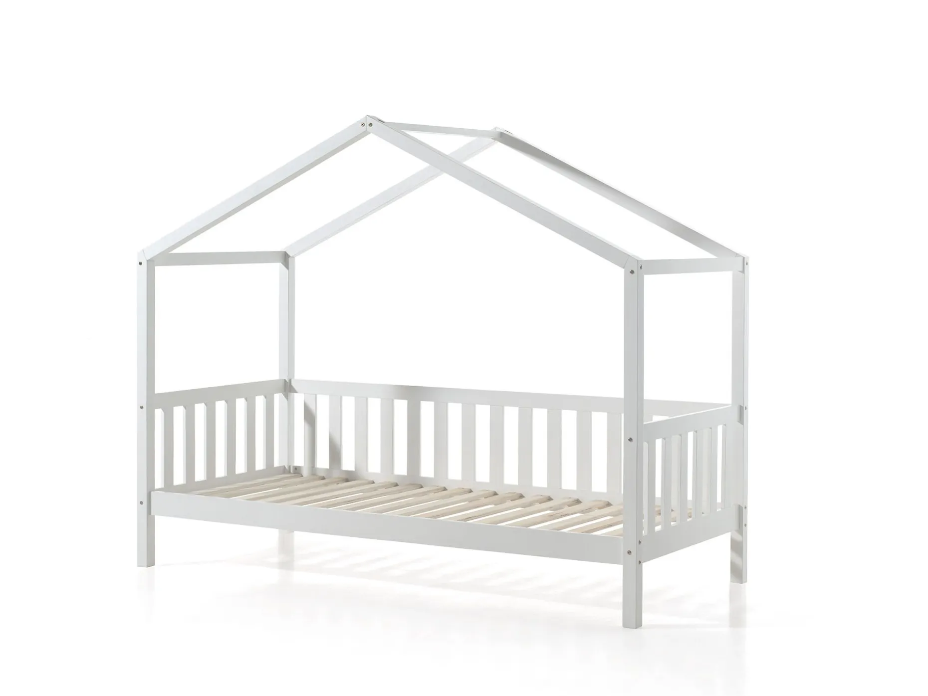 Hausbett Dallas 2 90x200 - weiß