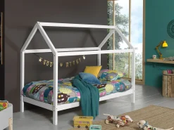 Hausbett Dallas 1 90x200 - weiß