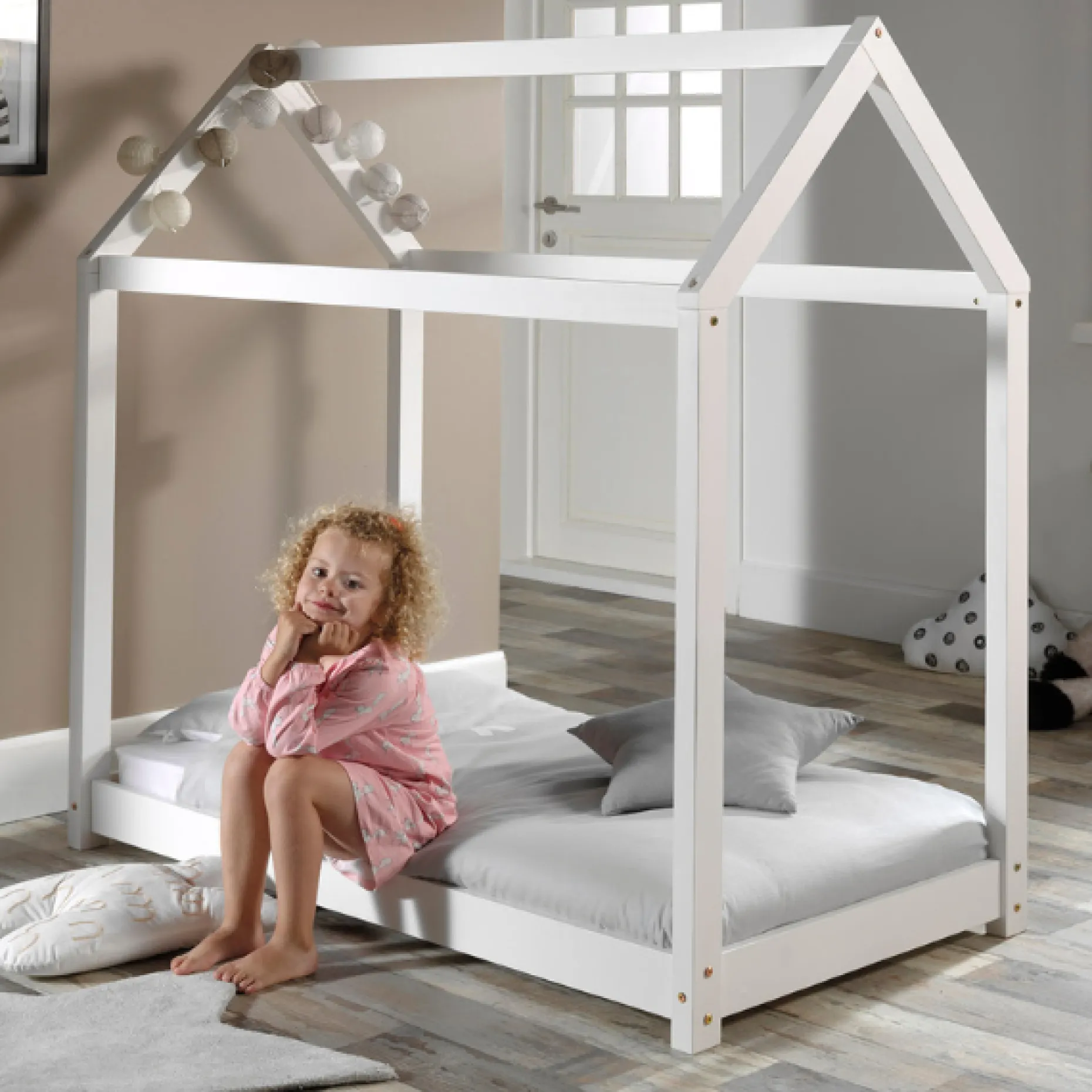 Hausbett Home 70x140 - weiß