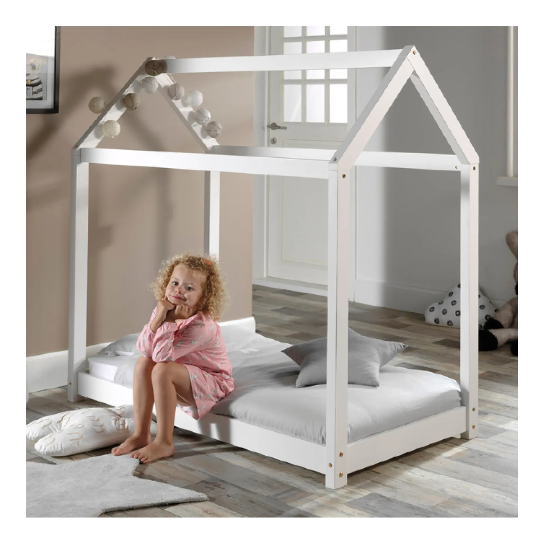 Hausbett Home 70x140 - weiß