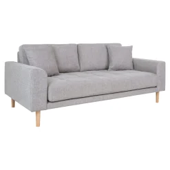 House Nordic Helles Lido 2,5-Sitzer-Sofa - Naturholzbeine