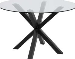 Emob Hennie Runder Esstisch - Ø119cm - Tischplatte aus Glas