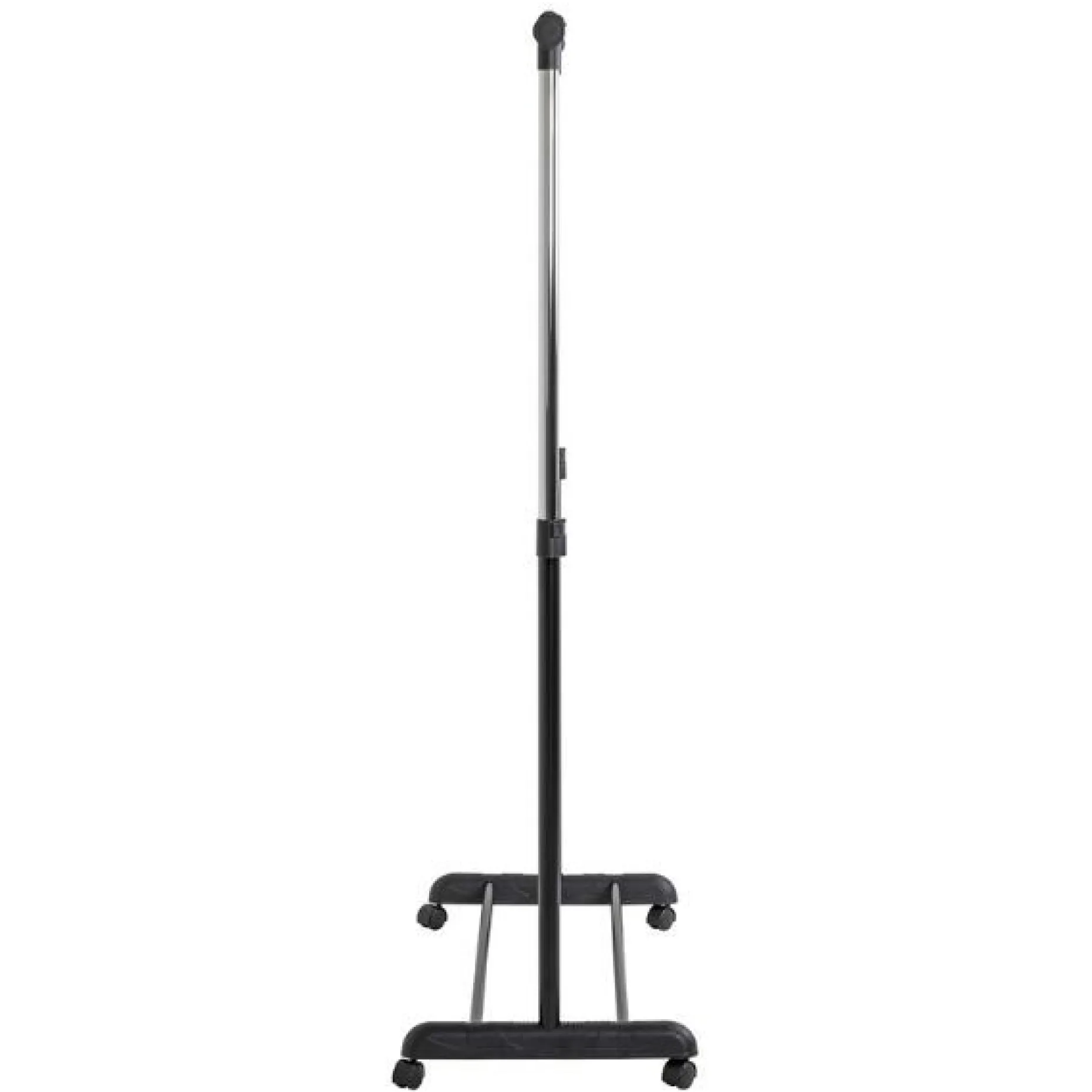 Höhenverstellbare Trolley-Garderobe, Stahl verchromt