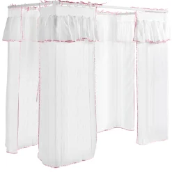 Himmelbett Amori 90x200cm mit Voile - weiß
