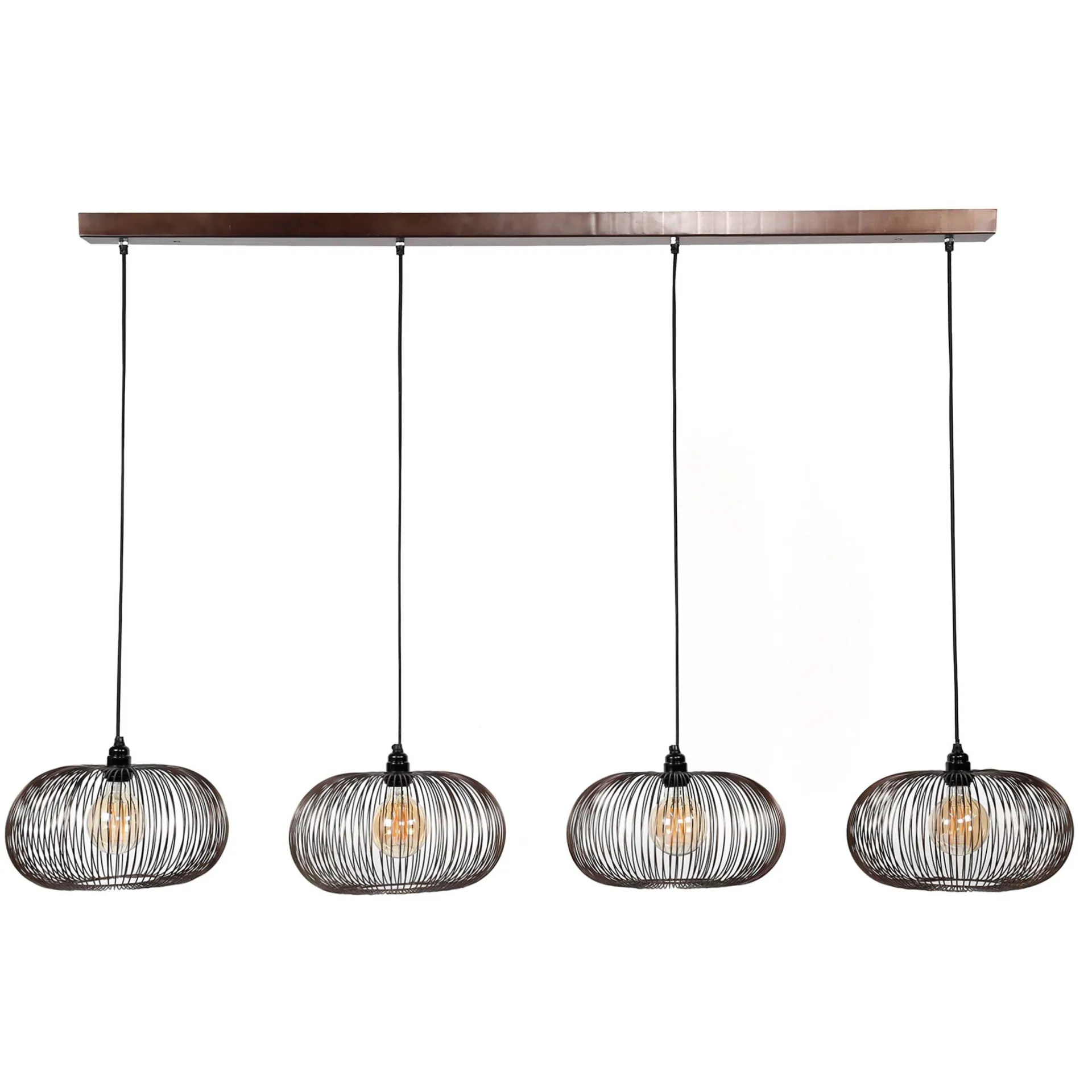 Emob Hängelampe Chisa 4x Ø35 - nickel