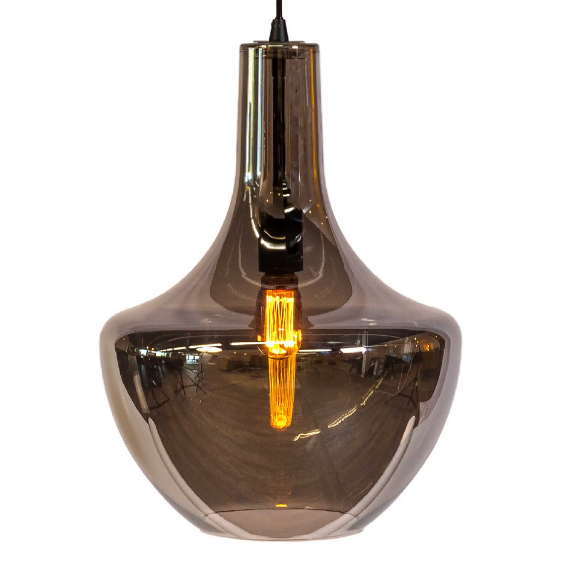 Emob Hängeleuchte Fumé 37cm - fumé Glas