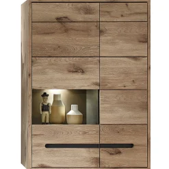 Hängeschrank Bellini 90cm 2 Türen - Eiche/anthrazit