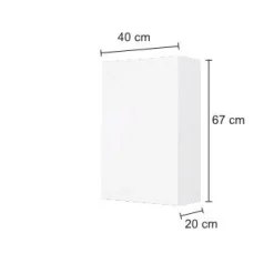Hängeschrank Brama/Kornel 40cm 1 Tür - wotan Eiche