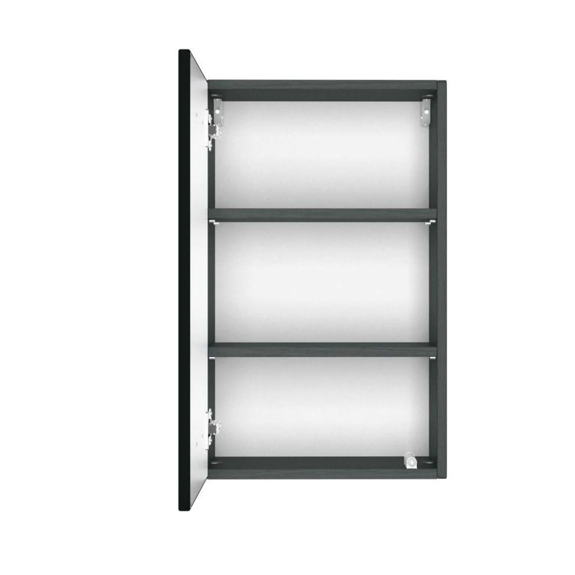 Hängeschrank Brama/Kornel/Pisca 40cm 1 Tür - graphit/mattgrau