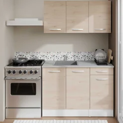 Hängeschrank Eko 80cm mit 2 Türen - Eiche