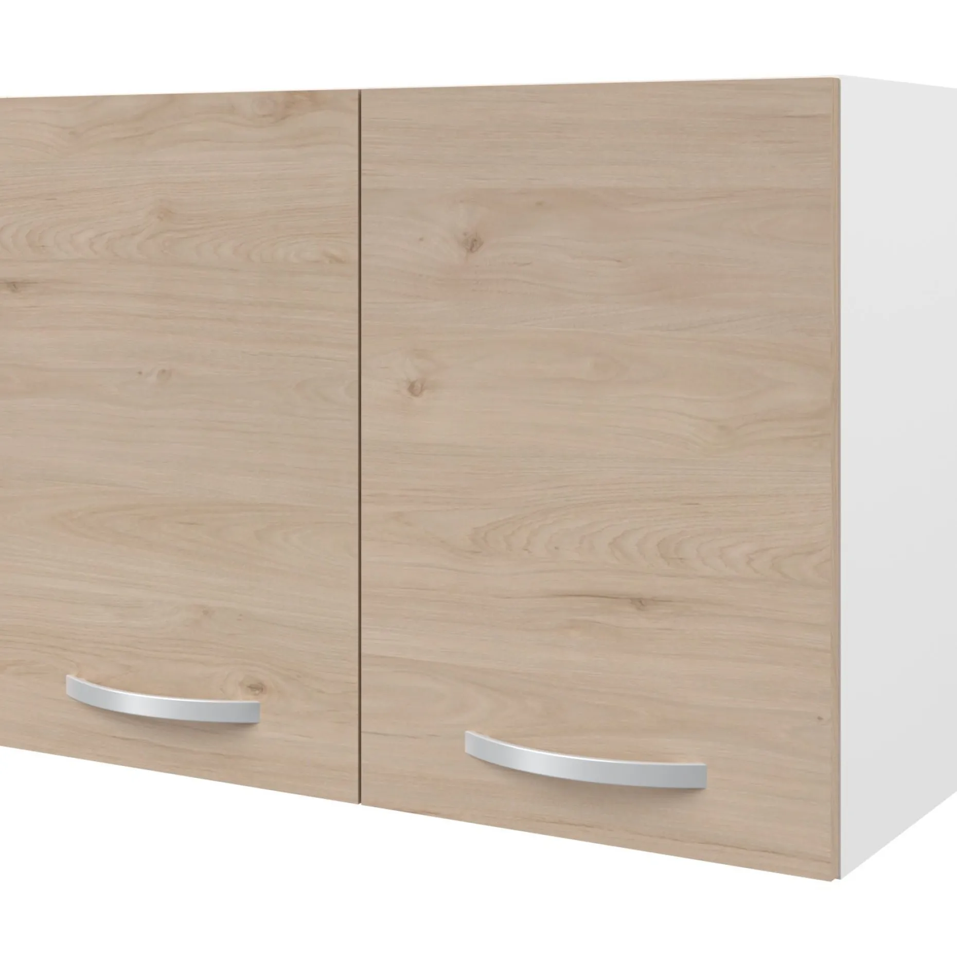 Hängeschrank Eko 80cm mit 2 Türen - Eiche