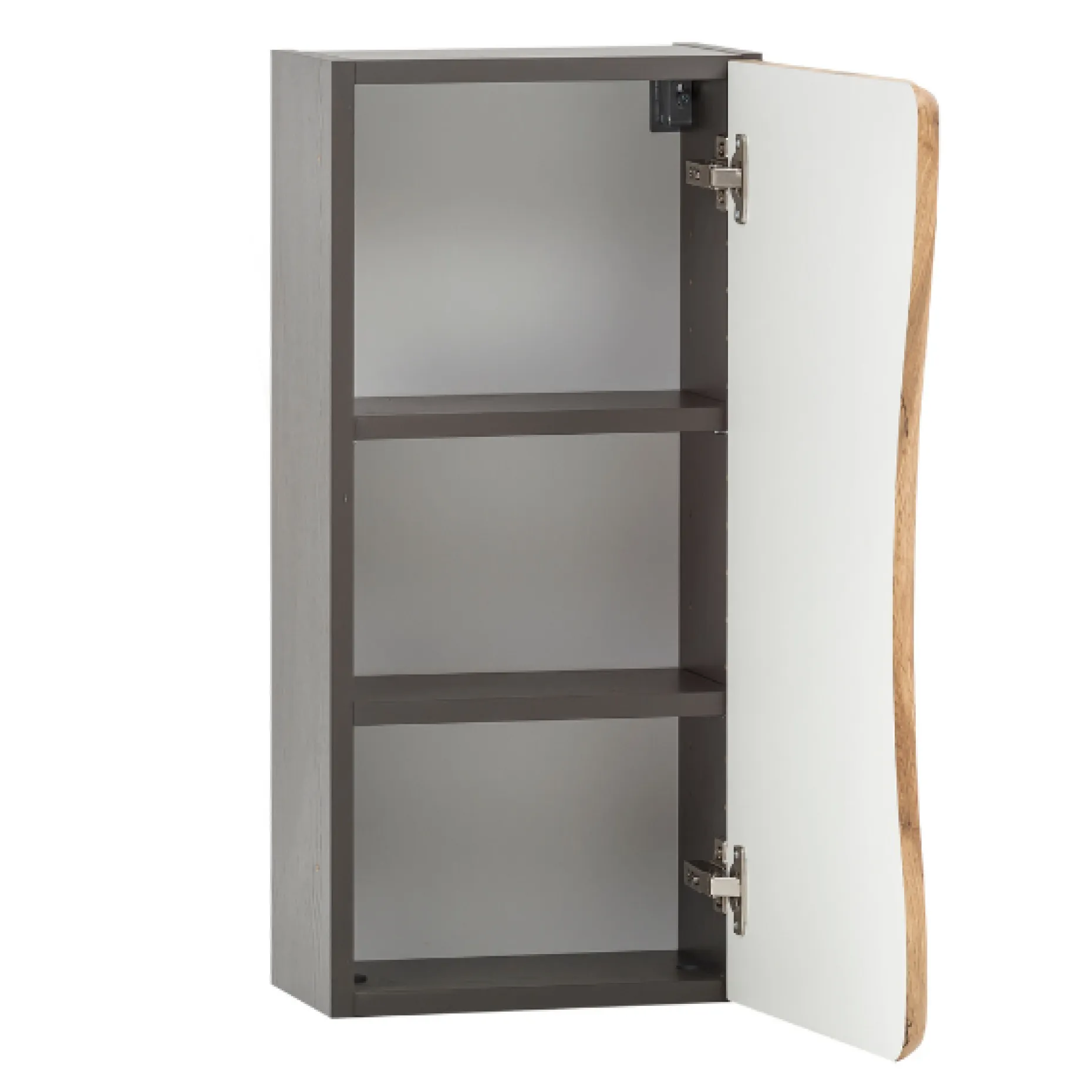 Hängeschrank Karan 37cm 1 Tür - Eiche/anthrazit