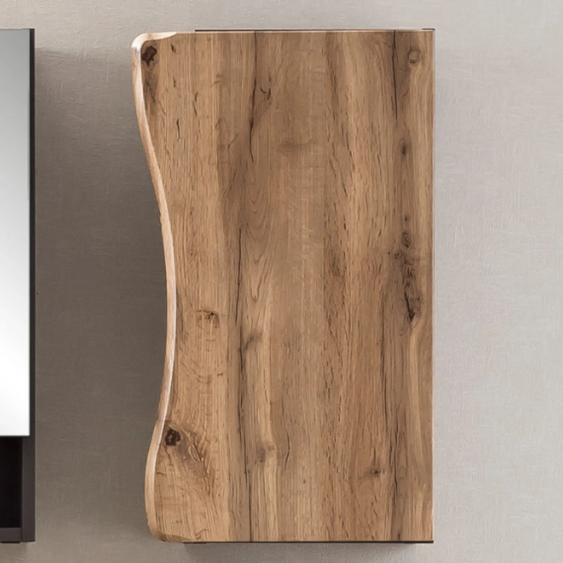 Hängeschrank Karan 37cm 1 Tür - Eiche/anthrazit