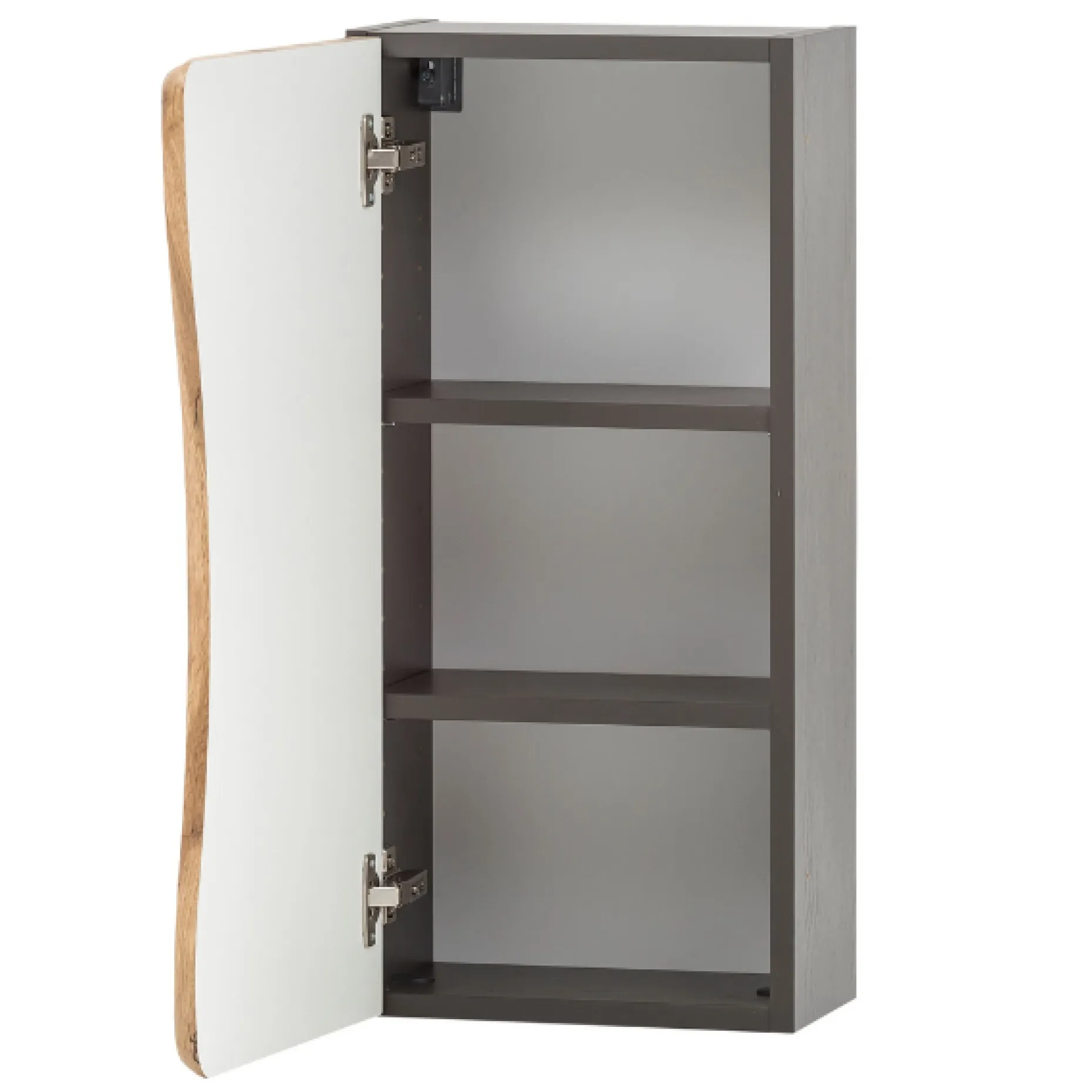 Hängeschrank Karan 37cm 1 Tür - Eiche/anthrazit