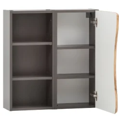 Hängeschrank Karan 60cm 1 Tür - Eiche/anthrazit
