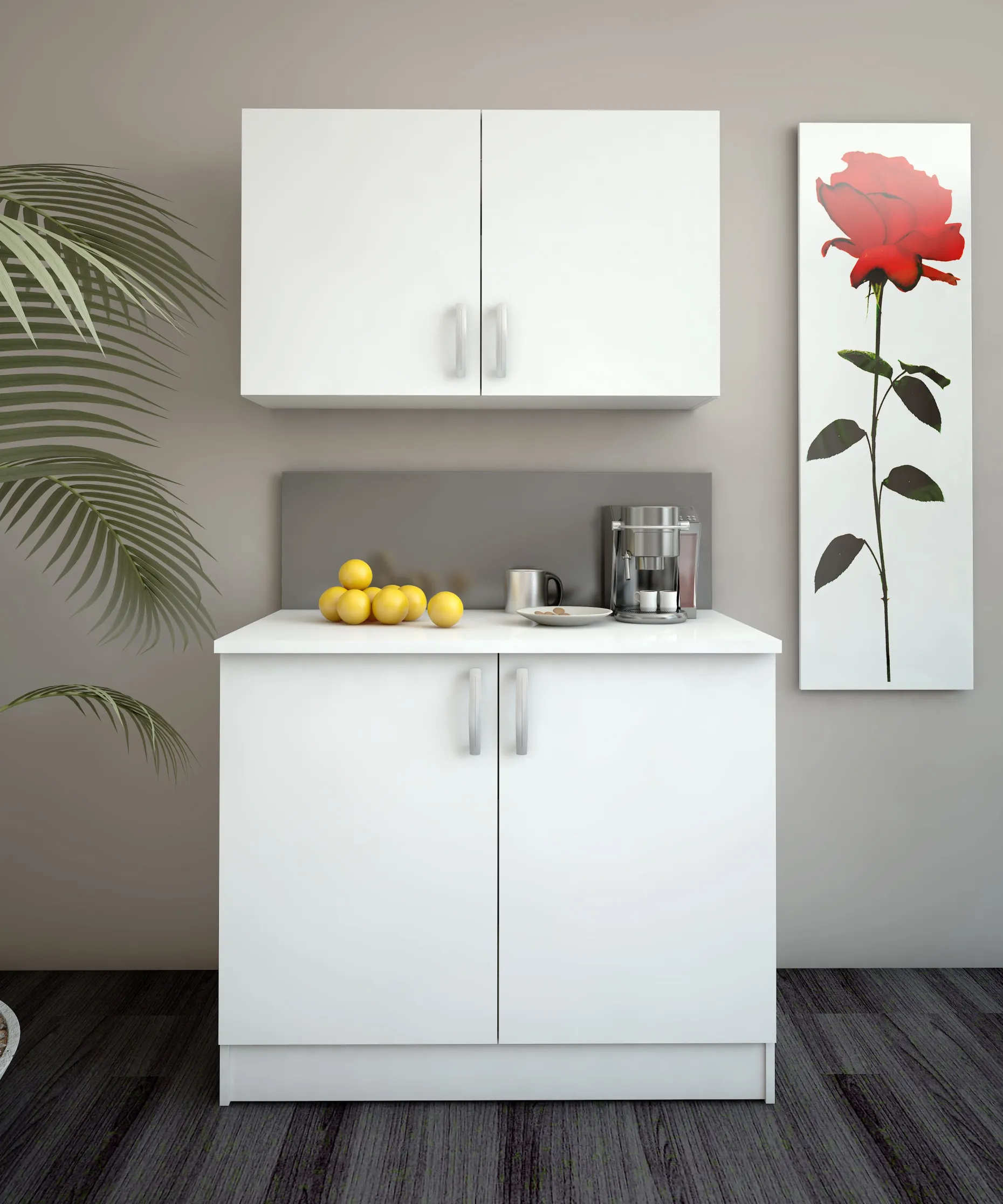 Hängeschrank Nova | 80 x 28 x 60 cm | Weiß
