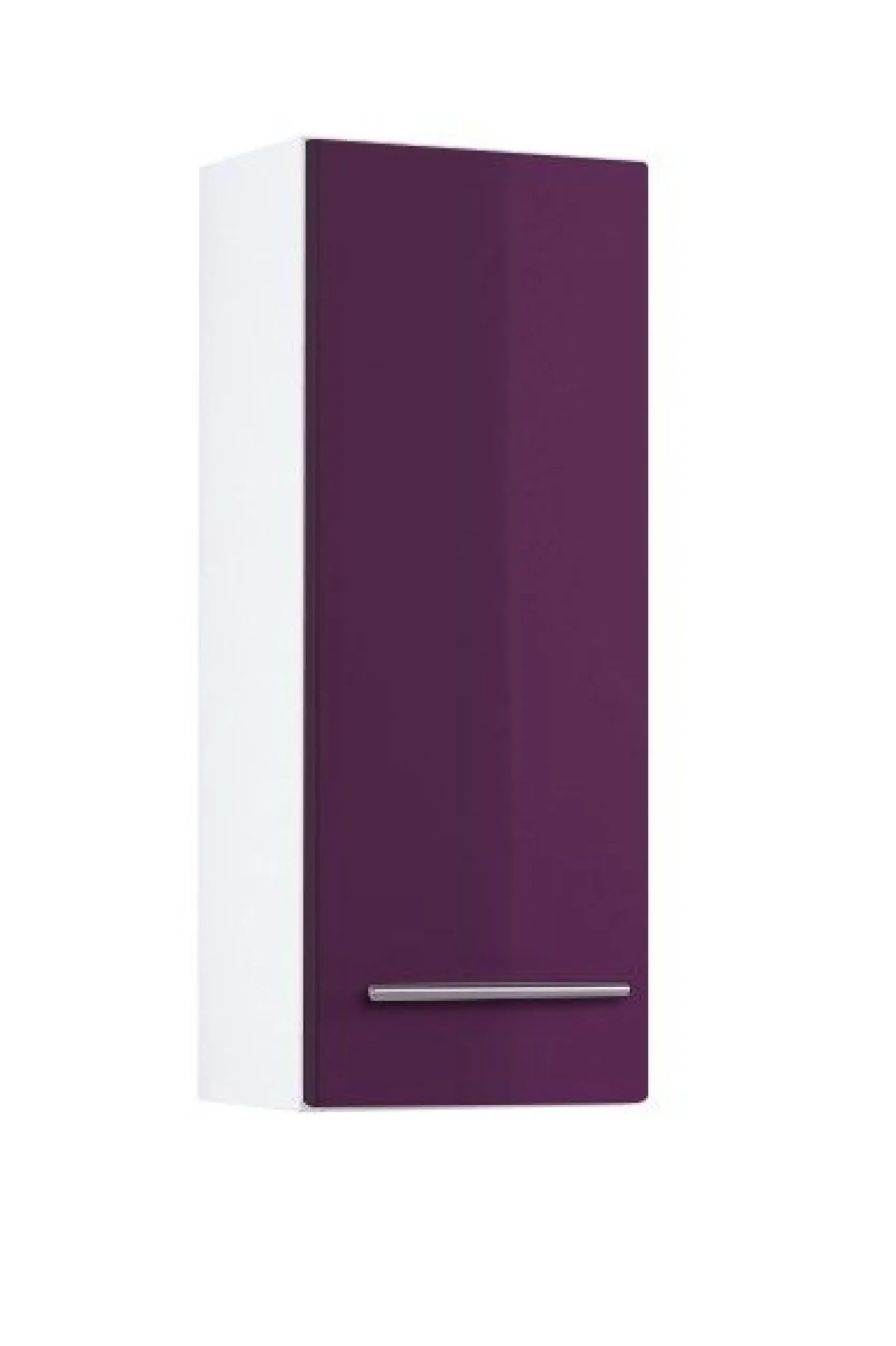 Hängeschrank Small 25cm 1 Tür - Hochglanz lila