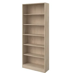 Hobby-Bücherregal 198 cm - 5 Fachböden - Eiche