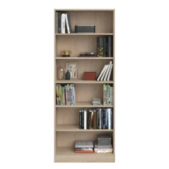 Hobby-Bücherregal 198 cm - 5 Fachböden - Eiche