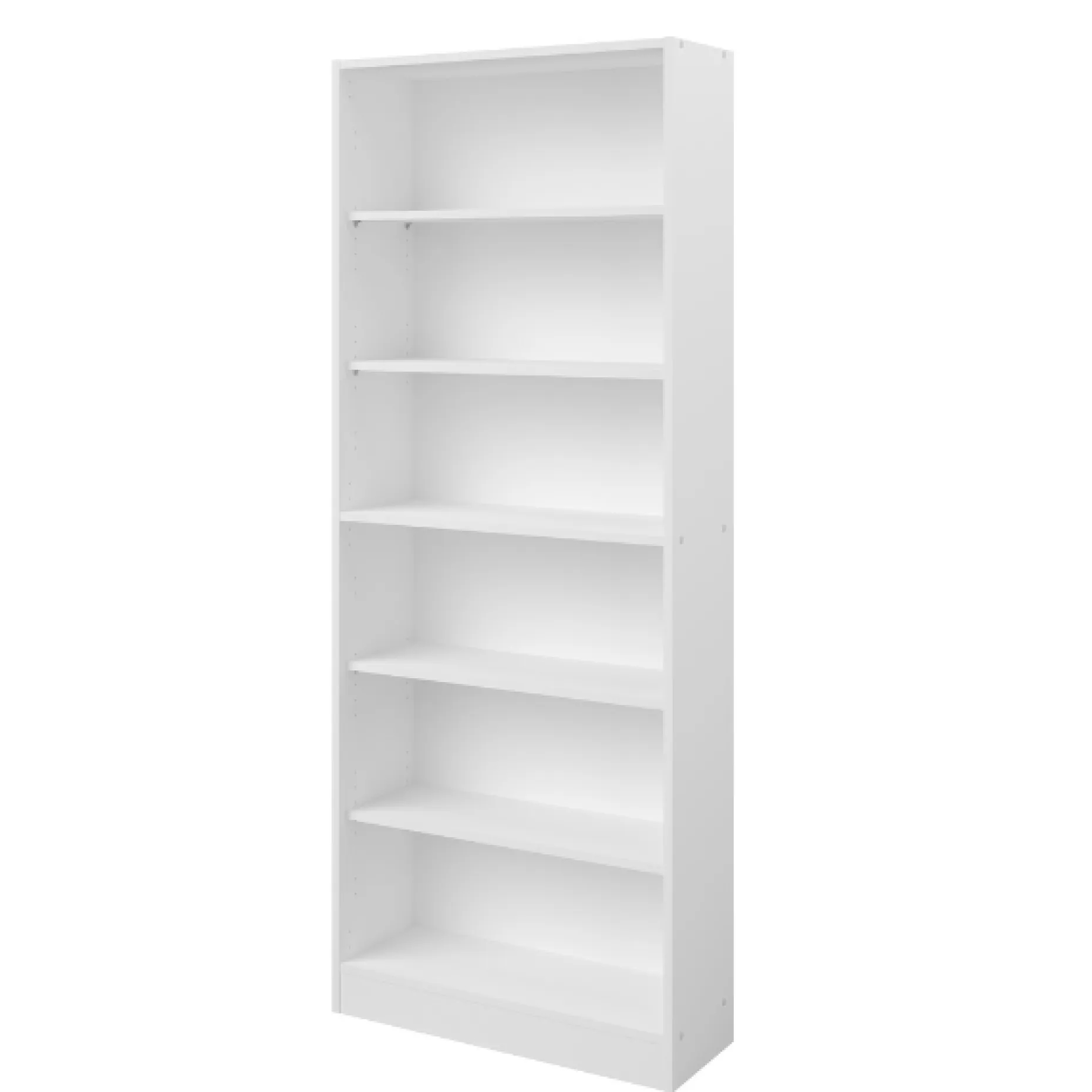 Hobby-Bücherregal 198 cm-5 Fachböden-weiß