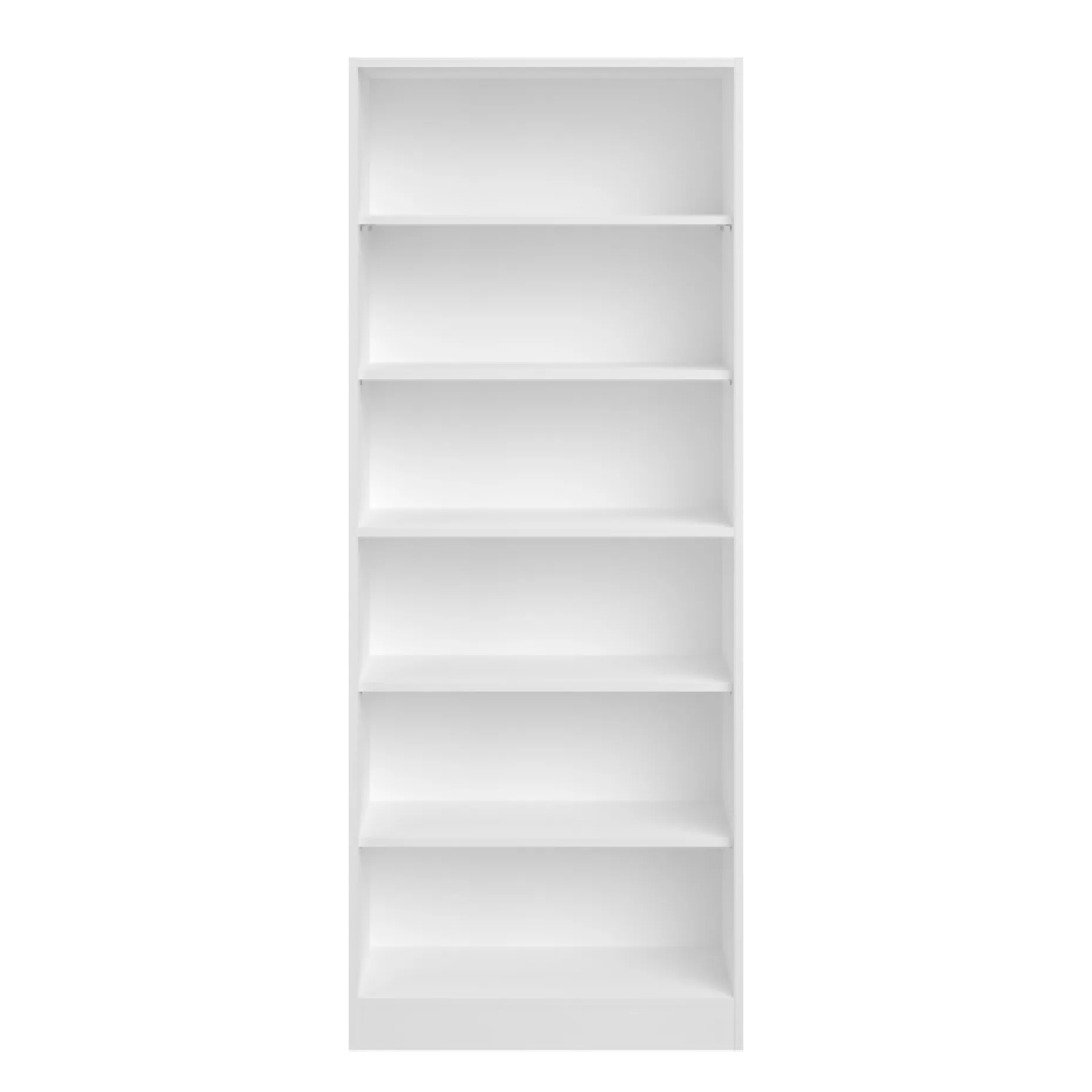 Hobby-Bücherregal 198 cm-5 Fachböden-weiß