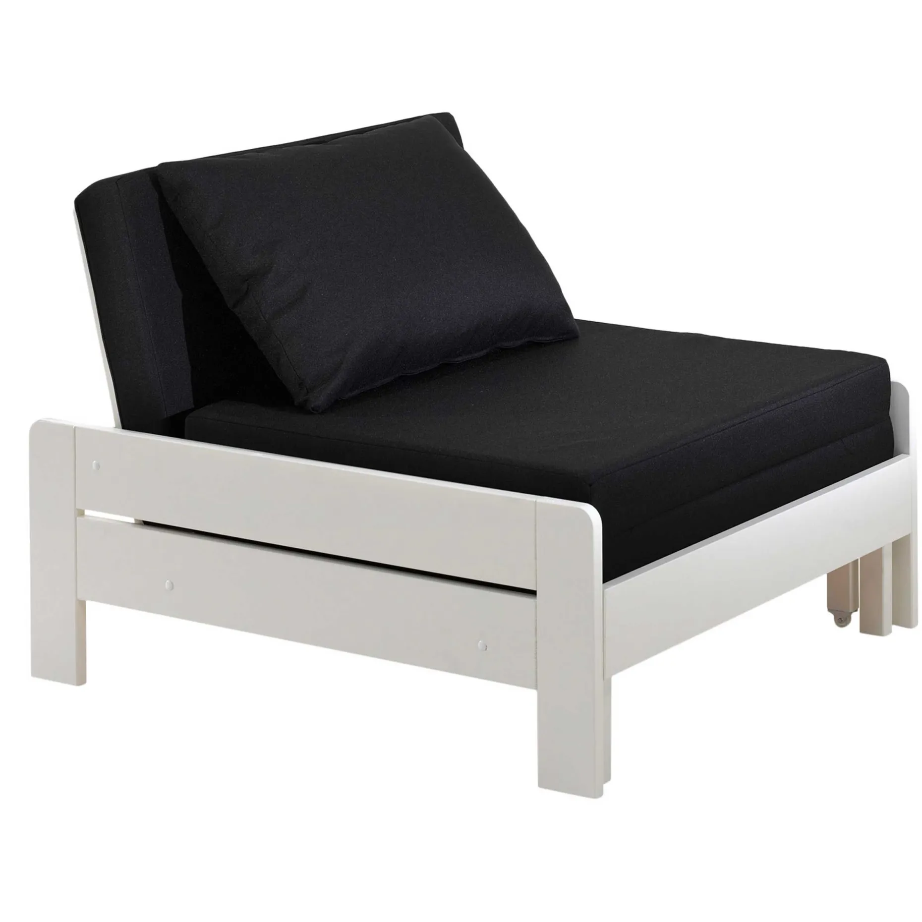 Hochbett Claire 140x200 mit Sitzbett - weiß