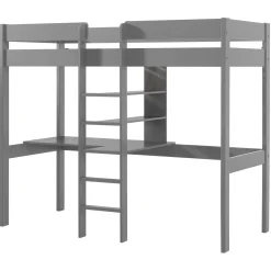 Hochbett Lena ohne Schlafsofa - grau
