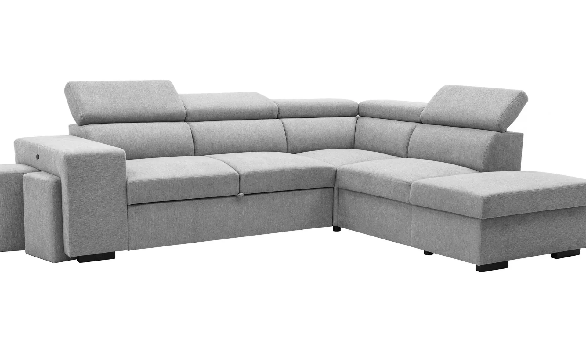 PGS Holmes Ecksofa rechts - Armlehnen verstellbar -