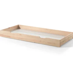 Home Bett Dallas 3 90x200 mit Bettkasten - Kieferholz