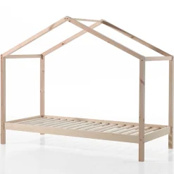 Home Bett Dallas 3 90x200 mit Bettkasten - Kieferholz