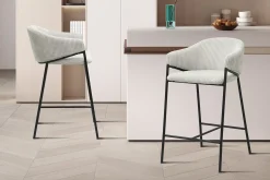 Rousseau Hugo Corduroy Counterstool Hell