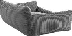 Emob Hundebett Punch - 85x66x29cm - Rippensamt -