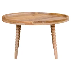 House Nordic Jammu Couchtisch - Mangoholz natur Ø60x35 cm