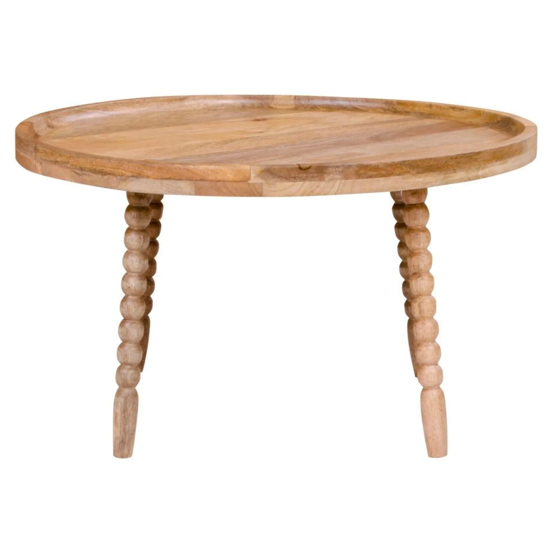 House Nordic Jammu Couchtisch - Mangoholz natur Ø60x35 cm