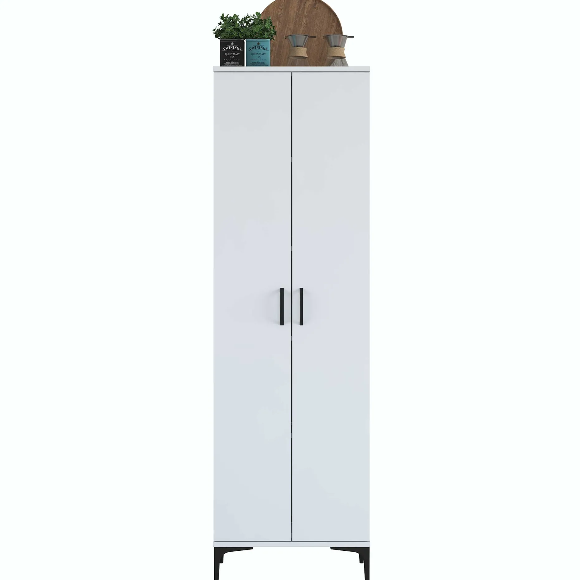 JE110 - 2945 Mehrzweckschrank | 100 % MELAMIN | Weiß
