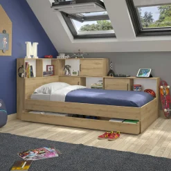 Jugendbett Erwan mit Stauraum | 90 x 200 cm | Artisan Eiche