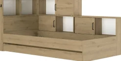 Jugendbett Erwan mit Stauraum | 90 x 200 cm | Artisan Eiche