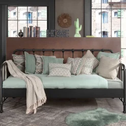 Kabinenbett Bronxx Metall 90x200 - mattschwarz