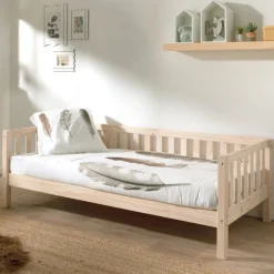Kabinenbett Friedrich | 211,2 x 98,2 x 68 cm | Kiefernholz | Milky Pine Design