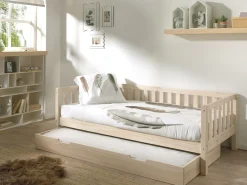 Kabinenbett Friedrich | 211,2 x 98,2 x 68 cm | Mit Bettkasten | Milky Pine Design