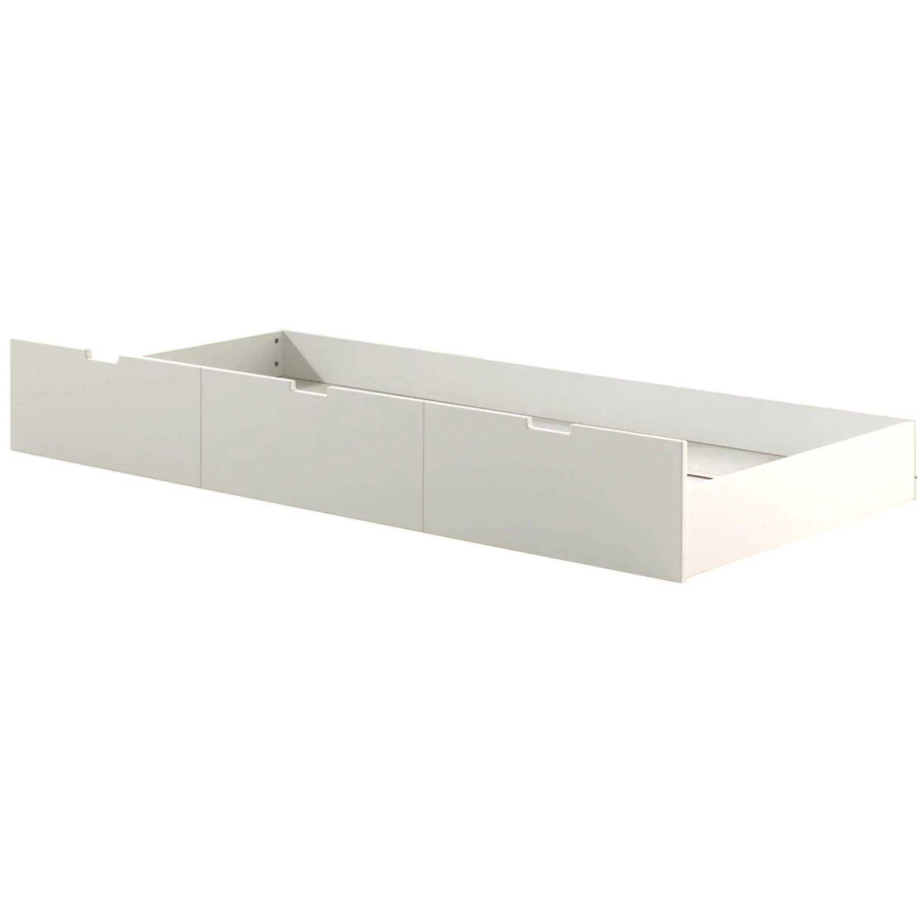 Kabinenbett Maggie 90 x 200 mit Bettkasten Kiefer - weiß