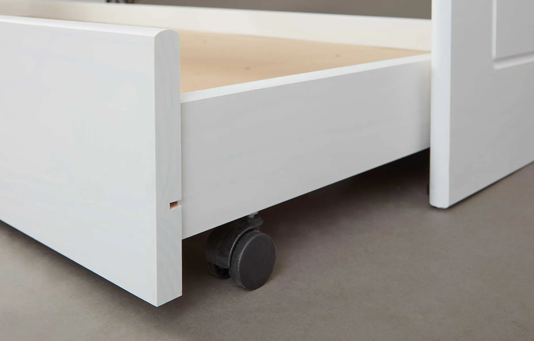 Kabinenbett Malz mit Bettschublade - weiß